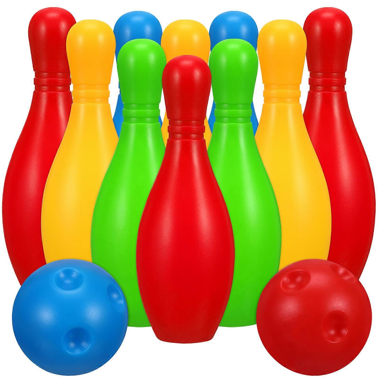 Game Bowling Toy Mini Bowling Set for Playing 1Set Colorful