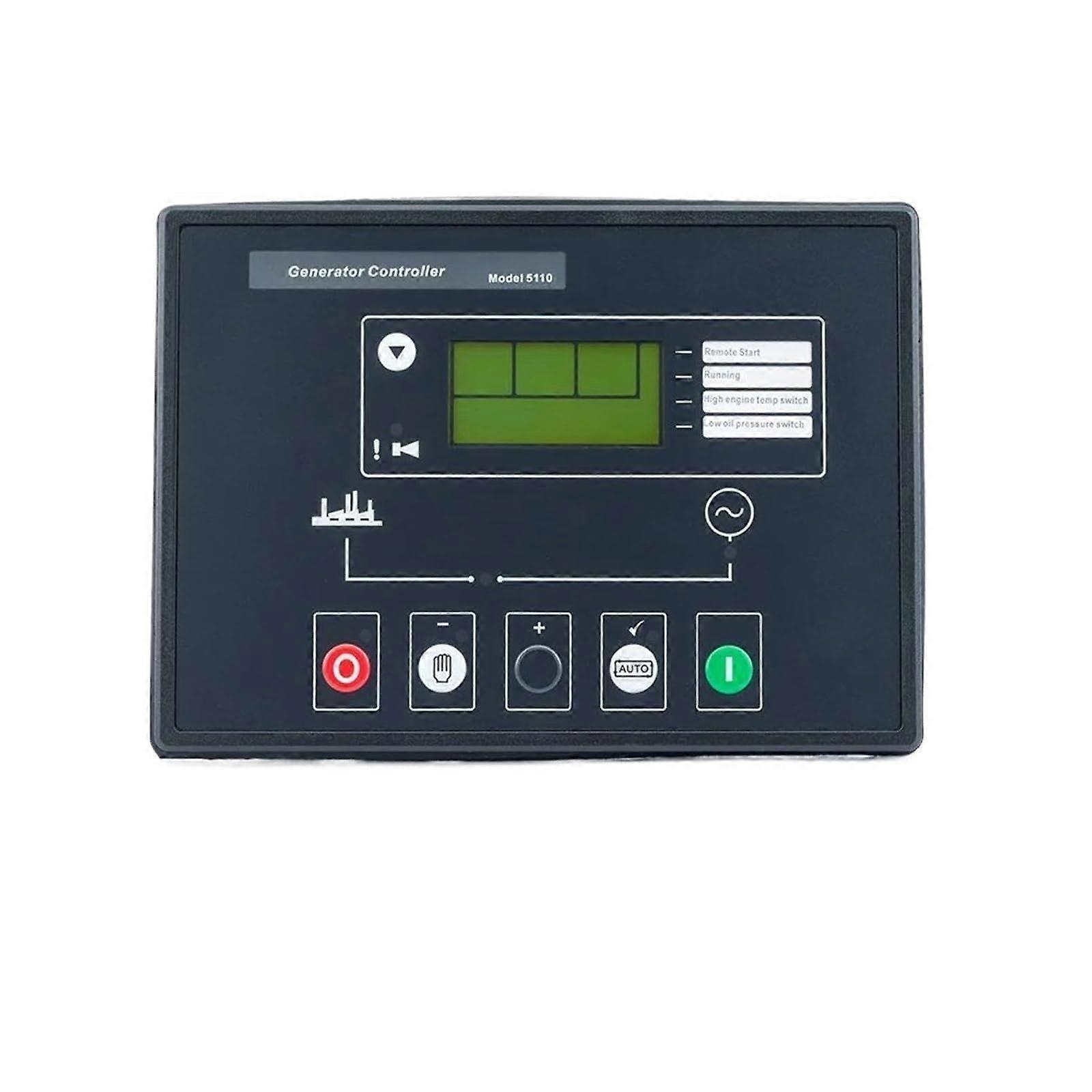 Diesel Generator Control Panel Model 5110 with Modular Wiring and Secure Locking Enclosure