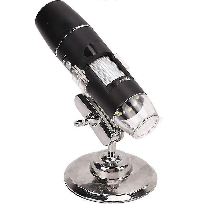 Digital Microscope Magnification Electron Microscope Hd Real Time Handheld Microscope (black) (1pcs)