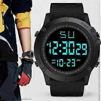 Men Sport Watch Multifunction Military Sports Watch Waterproof Luminous LED Digital Kids Clock Big Dial Student Electronic Watch