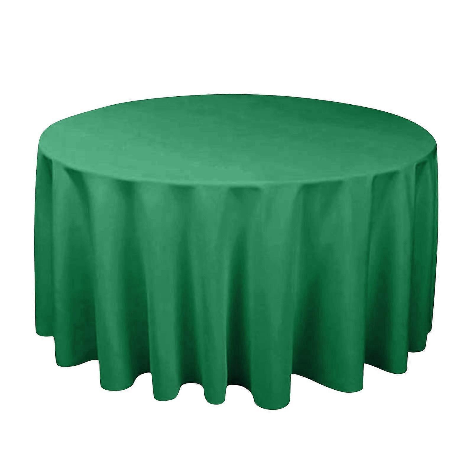 Thick Plain Cloth Solid Color Round Tablecloth Party Supplies