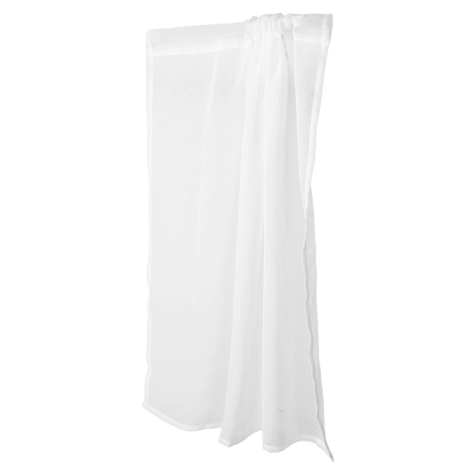 White Sheer Curtains for Window Light Filtering with Elegant Design