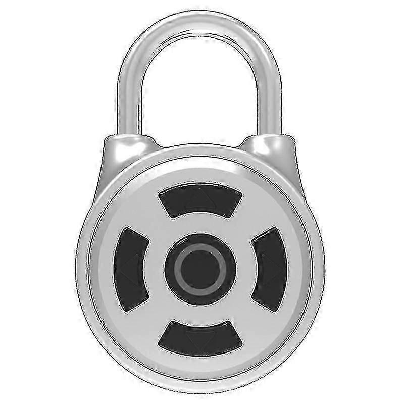 Bluetooth Thumbprint Lock Universal Mini Wireless Metal Bluetooth Padlock With App Control,z