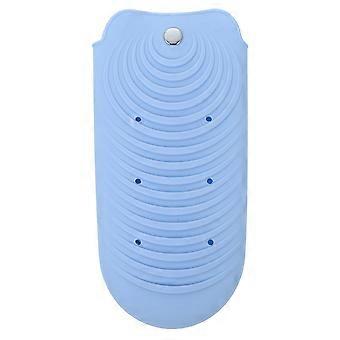 Blue Silicone Heat Resistant Flat Iron Holder Pouch for Safe Storage