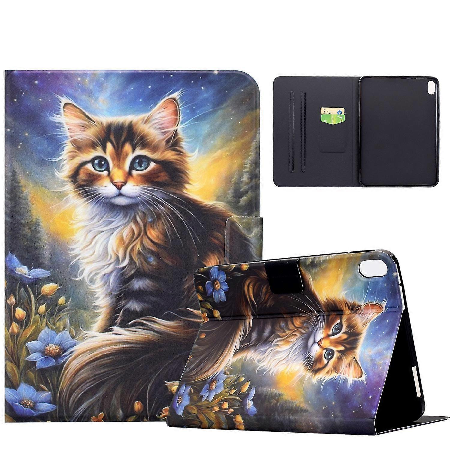 Voltage Sewing Thread Painted Vegan Leather Smart Tablet Case