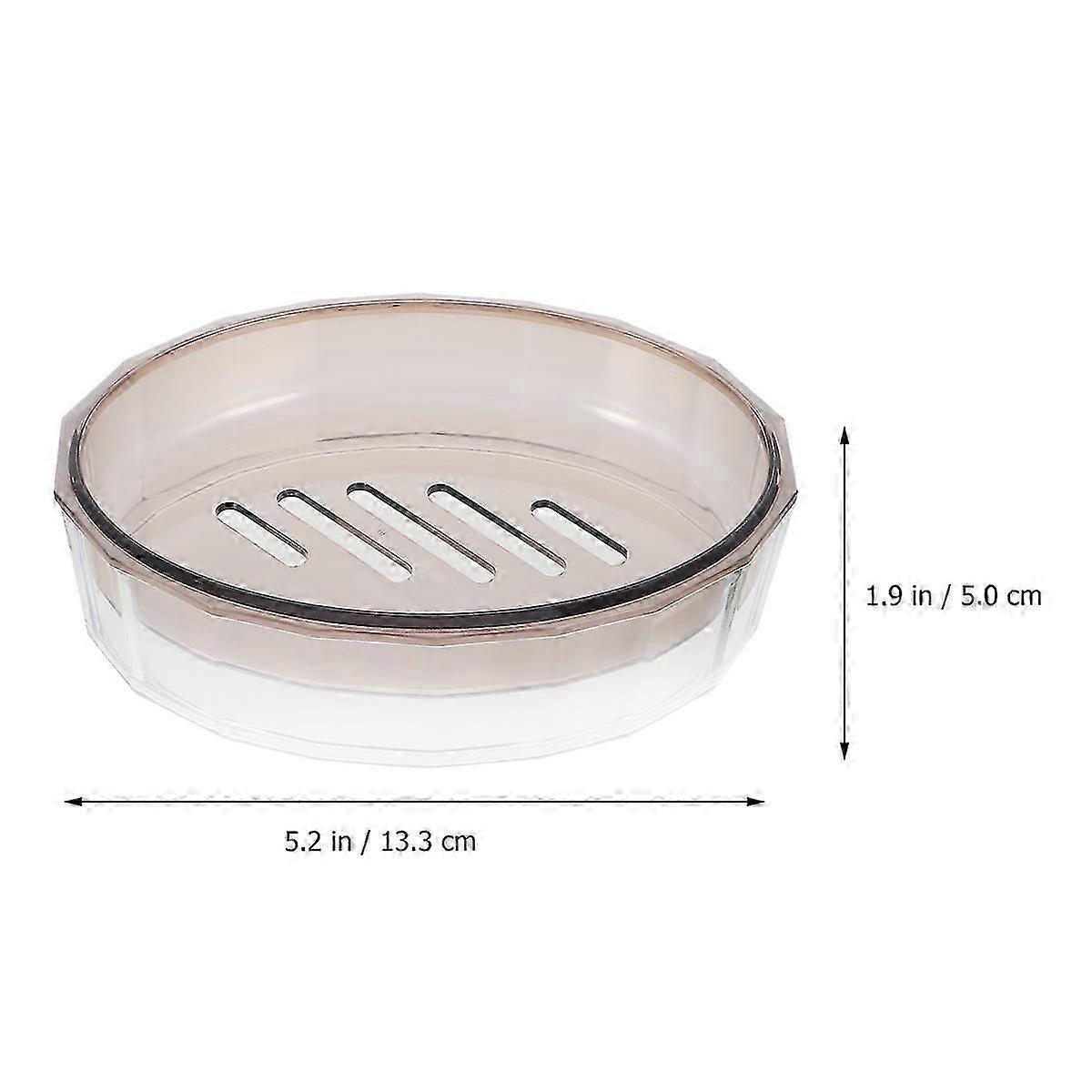 Creative Soap Draining Dish Soap Box for Storage 1Pcs Coffee