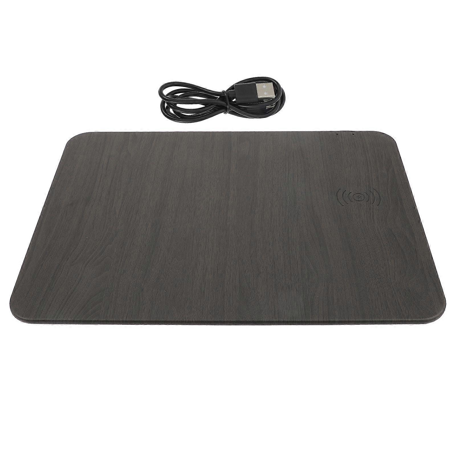 Wireless Charging Mouse Pad PU Material Gaming Mouse Mat for Computer Use