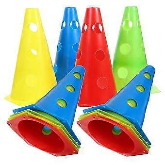 Agility Cones For Training Football Training Equipment Green Non Fading Color Entertainment Suitable For Athletes 12Pcs