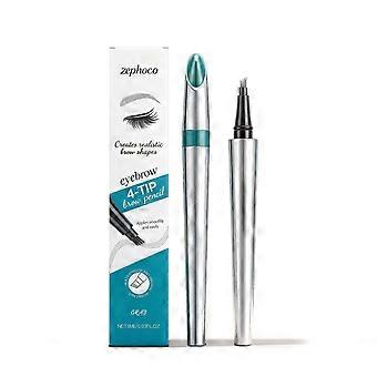 Eyebrow Pencil with 4 Tip Microblade for Natural Eyebrow Makeup Eyebrow Microblading Pen Waterproof & Smudge-Proof-lxb