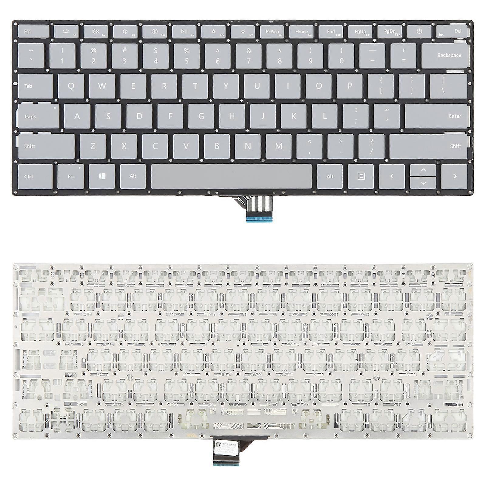 US Version Keyboard For Microsoft Surface Laptop 3 / 4 / 5(Silver)
