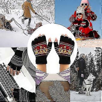 USB-beheizte Handschuhe Winter Outdoor Arbeit Thermo Handwärmer Handschuhe Voll- und Halbfinger