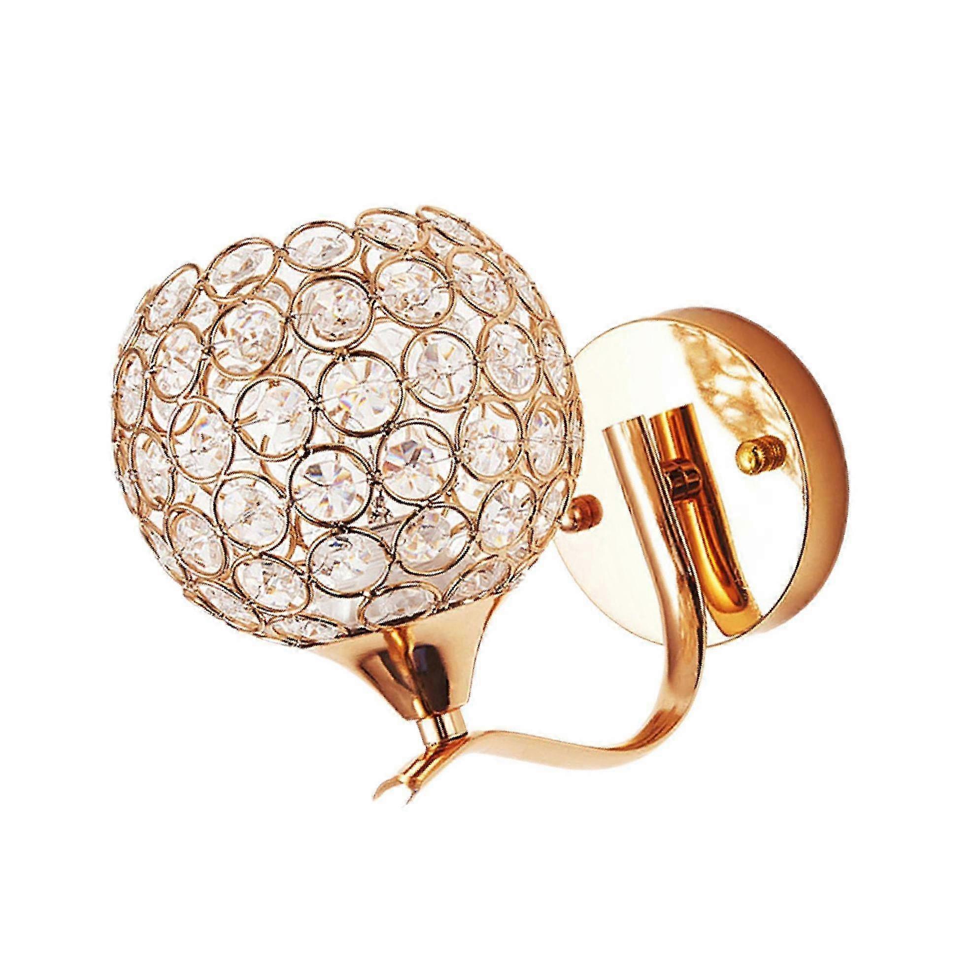 Wall Light Chic Indoor Ornament Reading Gold Lamp Fixture Bedside E27 Socket