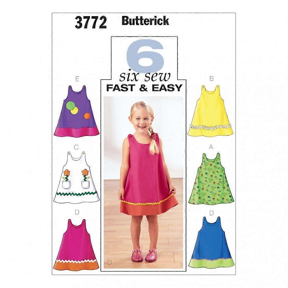Butterick Paper Sewing Pattern 3772