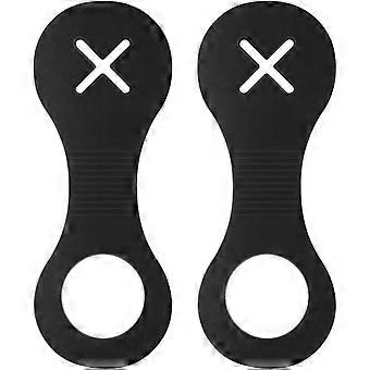 Dog Poop Bag Strong Holder. Leash Waste Bag Carrier. Bicycle Holder. Extra Thick. Black. 2 Pack