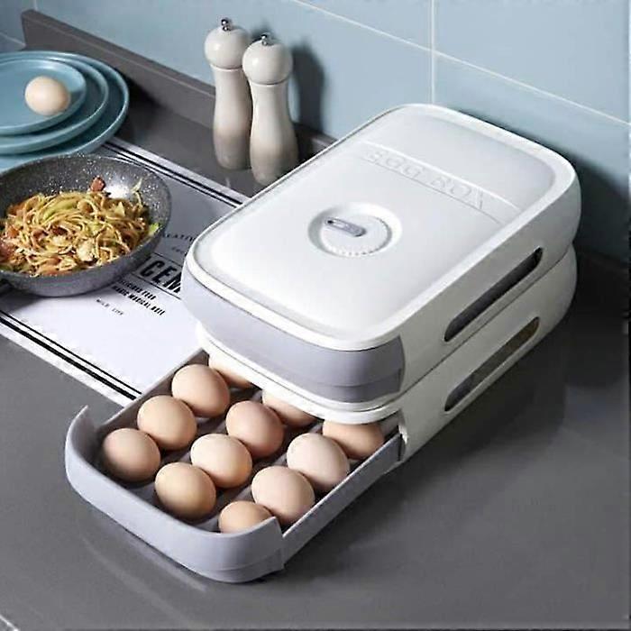 New Egg Drawer Storage Box (White)