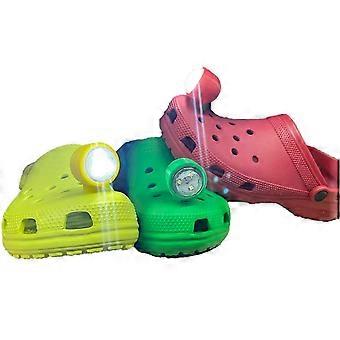2x Forlygter kompatible med Croc - 16 farver - SORTE