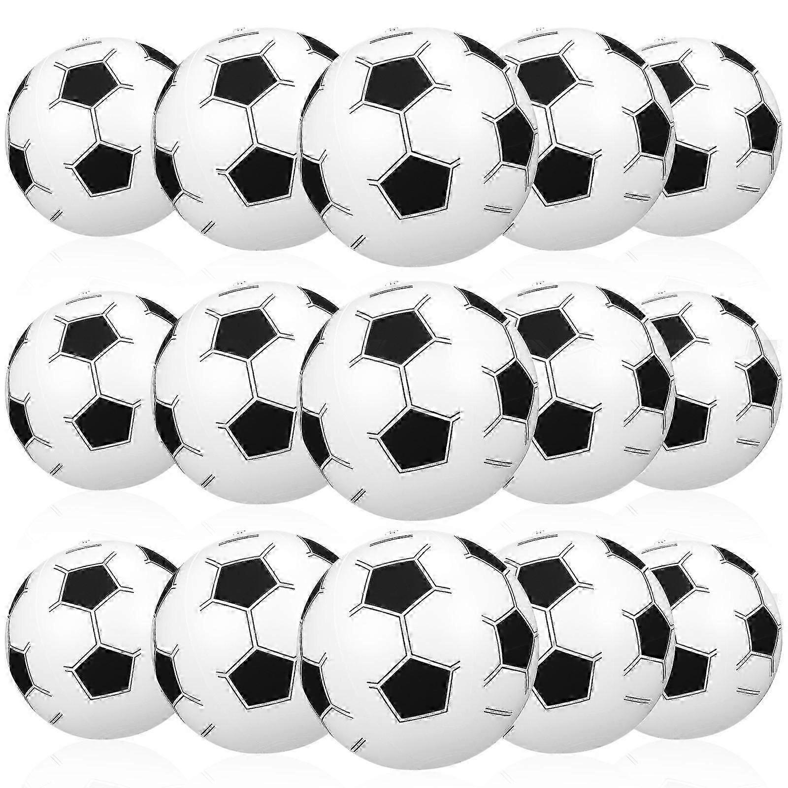 15Pcs Soccer Beach Balls Inflatable For Swimming Pools Multiple Users Quick Deflation Material