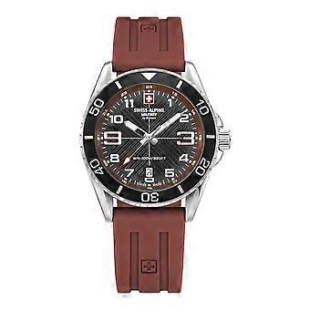 Swiss Alpine Military Men's Watch Analog Quartz 7029.1836SAM Silicone