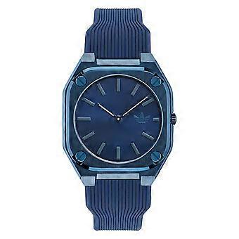 Adidas Unisex Horloge CITY TECH THIN Siliconen Blauw AOFH24001