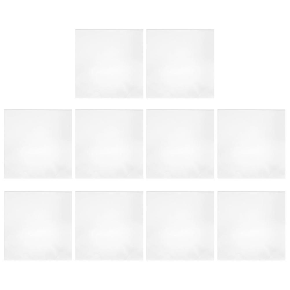 Vinyl Record Sleeves | Durable Plastic Outer Covers (10 Pieces)