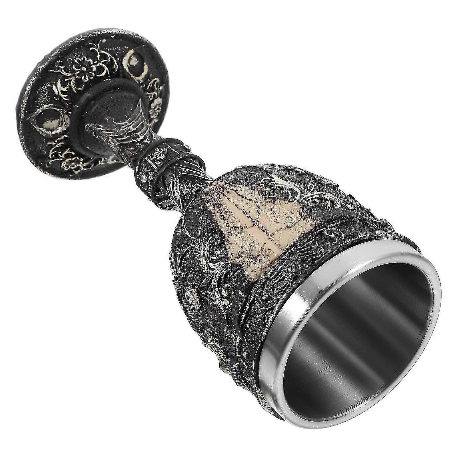 Creative Skull Cup Stainless Steel Goblet for Drinking Use