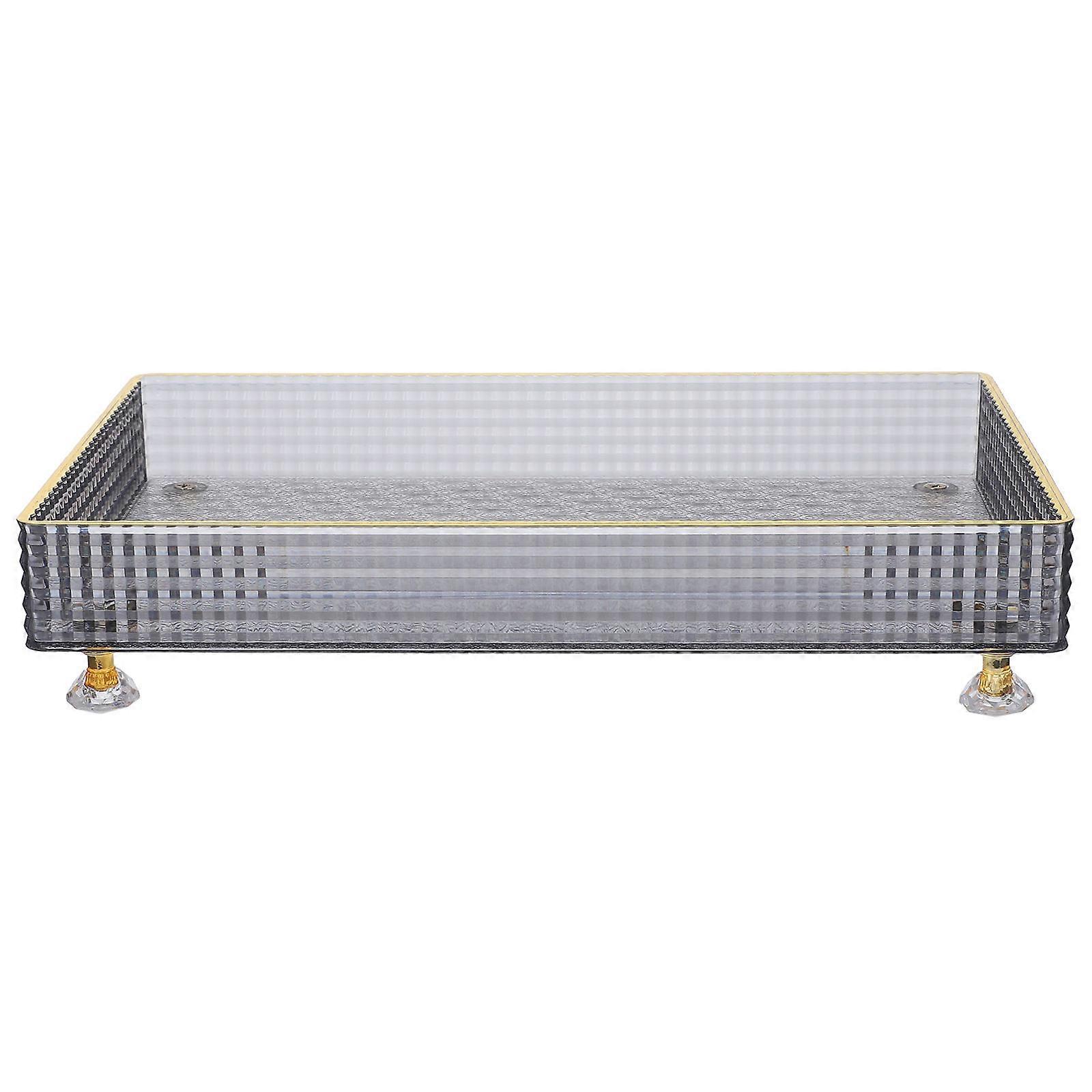 Storage Tray Household Rectangular Fruit Plate for Snack Serving