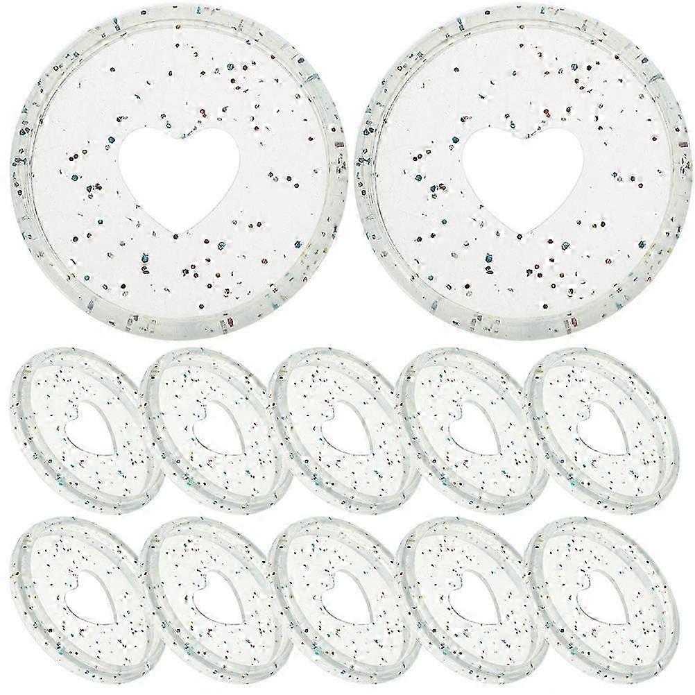 60pcs Loose-leaf Binding Tools Multi-use Binding Discs Notebooks Binding Discs Planner Binding Tools