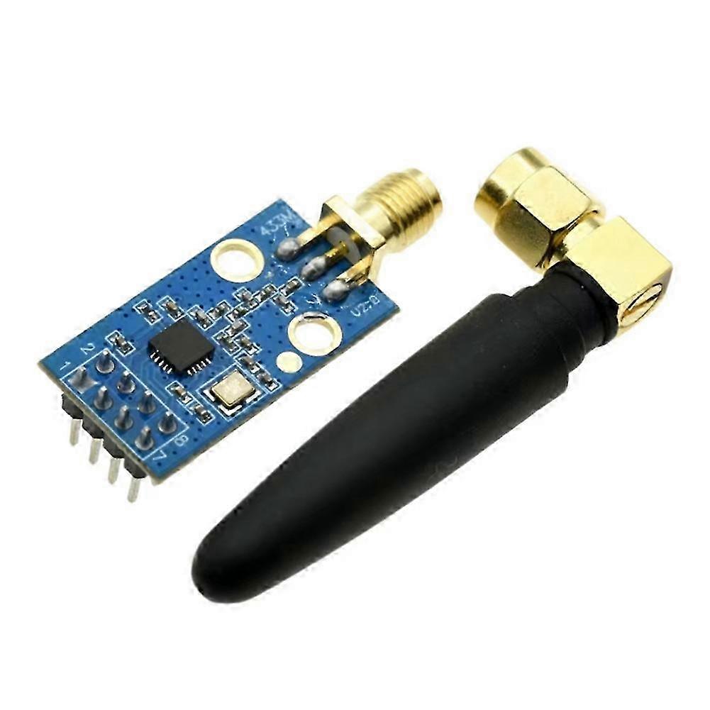 CC1101 Wireless Module with SMA Antenna Wireless Transceiver Module compatible with 433MHZ Enhanced Range Communication 1 Sets