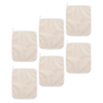Back Scrubber Exfoliating Washcloth Nylon for Shower Use 6Pcs Set