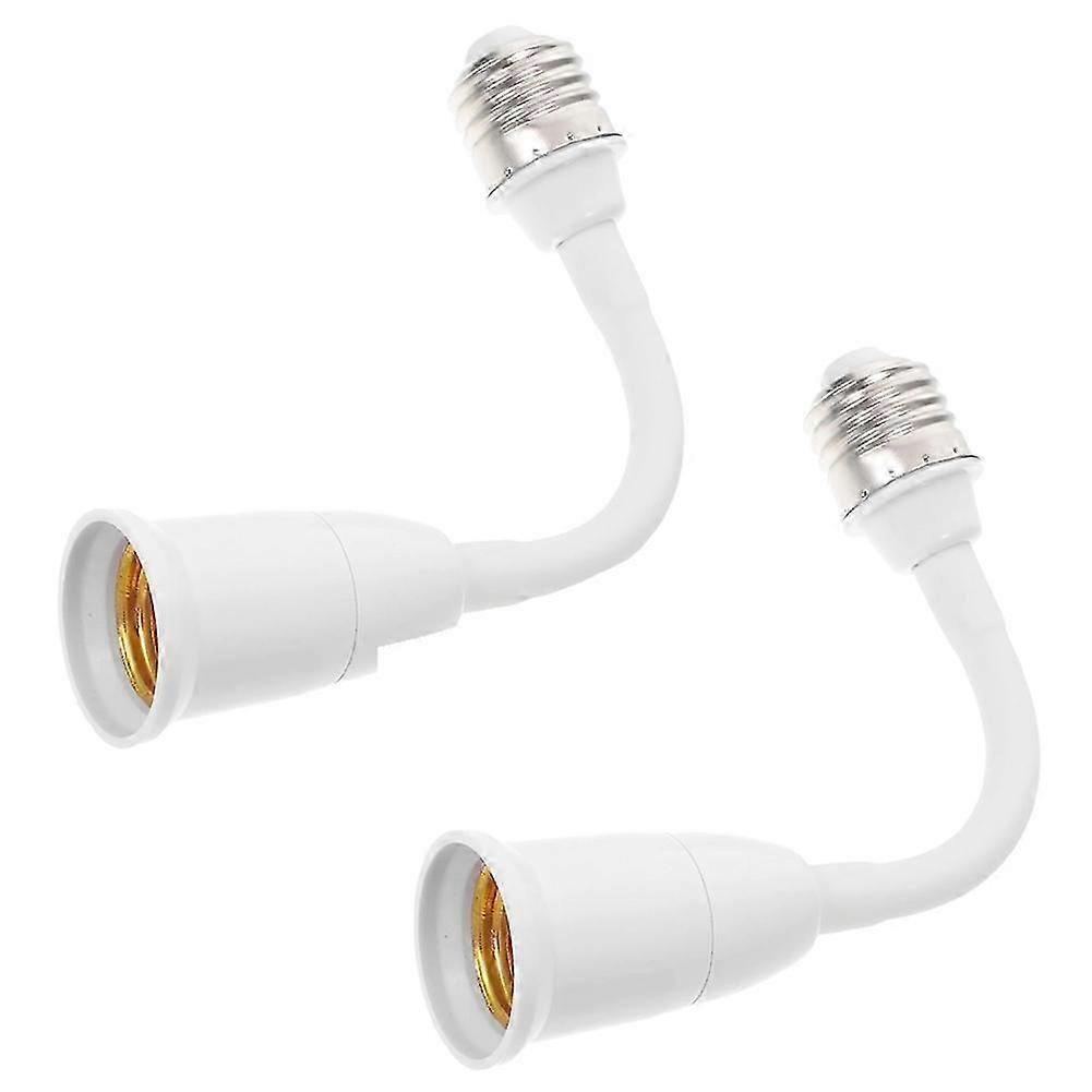 2PCS Universal E27 Bulb Holders with Flexible Extension Cords compatible with Various Lengths