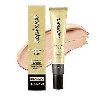 Zephoco Natural concealer vloeibare foundation is mild, licht, hydraterend, natuurlijk en geschikt als concealer. Het is een ademende vloeibare foundation.