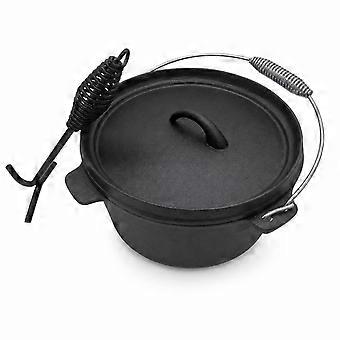 Bail Handle Cookware Camping Stew Pot Matte Black