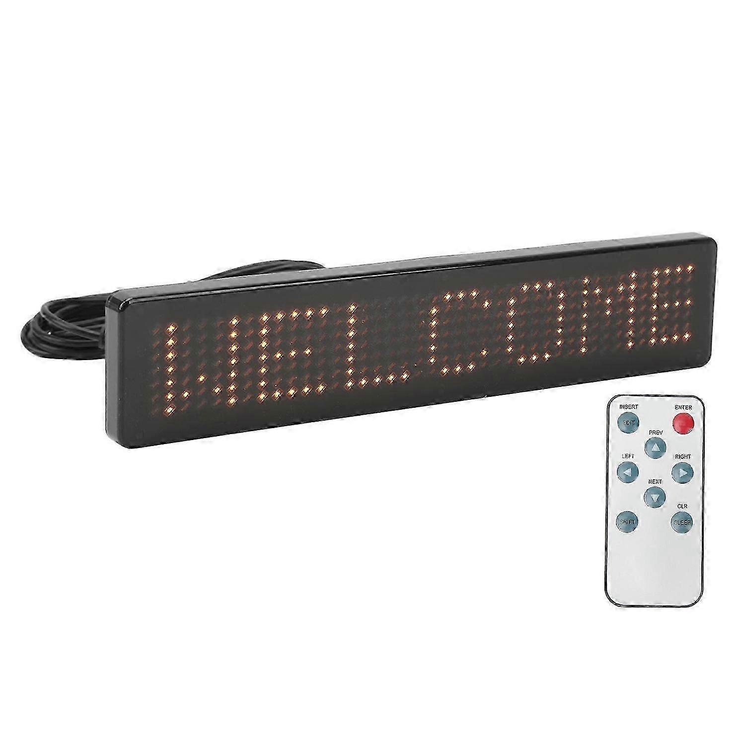 2025 Latest Model LED Matrix Panel Remote Control Programmable Scrolling LED Sign for Stor