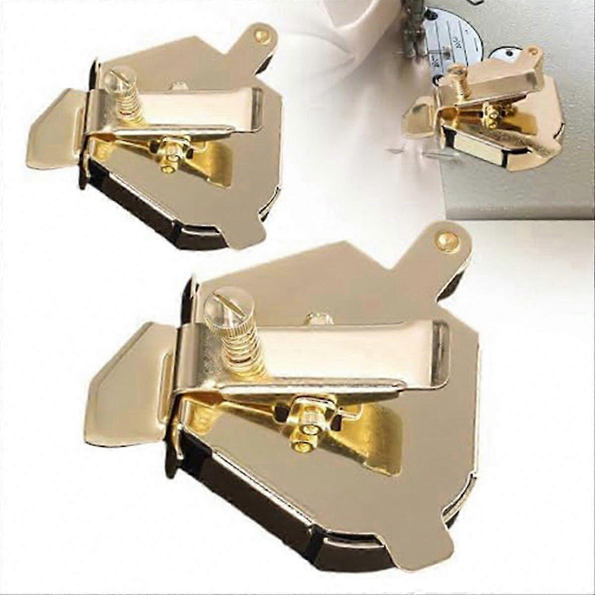 Magnetic Guide for Sewing Machine, Gold Alignment Tool, 2-Piece Set
