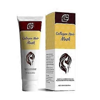 Collagen Hair Mask Essence, Magical Collagen Hair Treatment for Curly Frizzy Hair, Hydrating Deep Repair Conditioner for Dry Damaged Hair