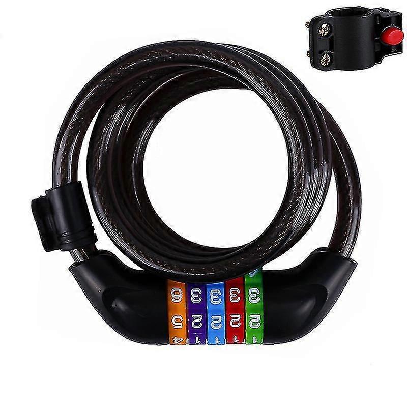 Children's Security Bicycle Lock, Colourful Combination Lock