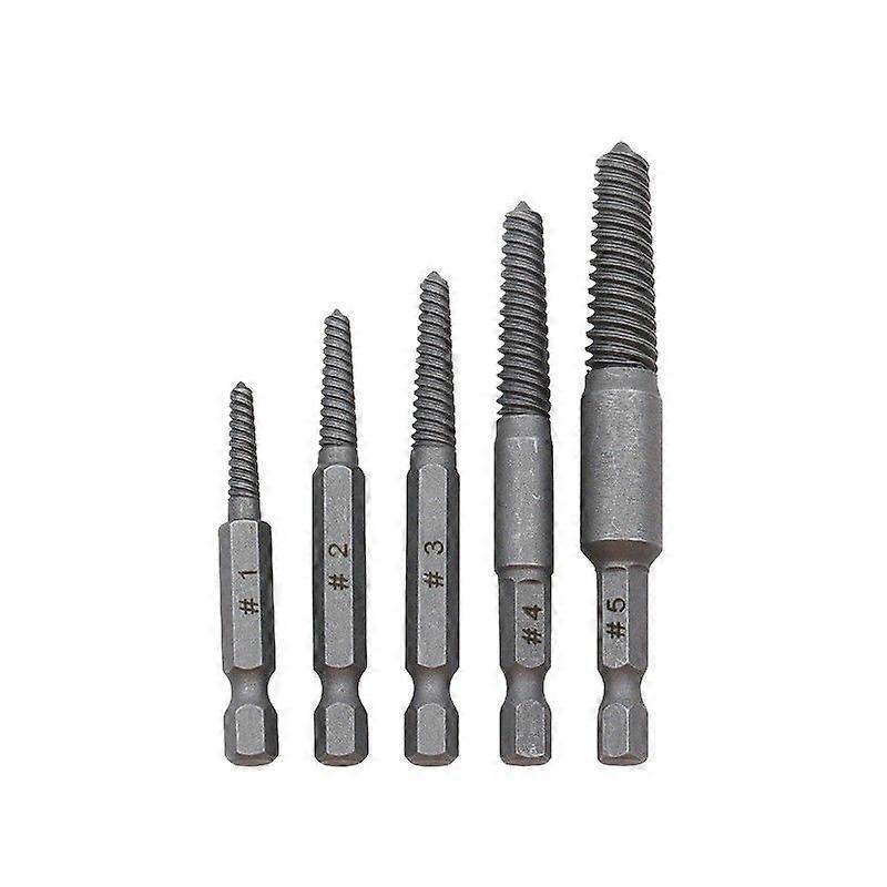 5pc Universal Metal Hexagonal Handle Screw Puller Kit: Heavy Duty