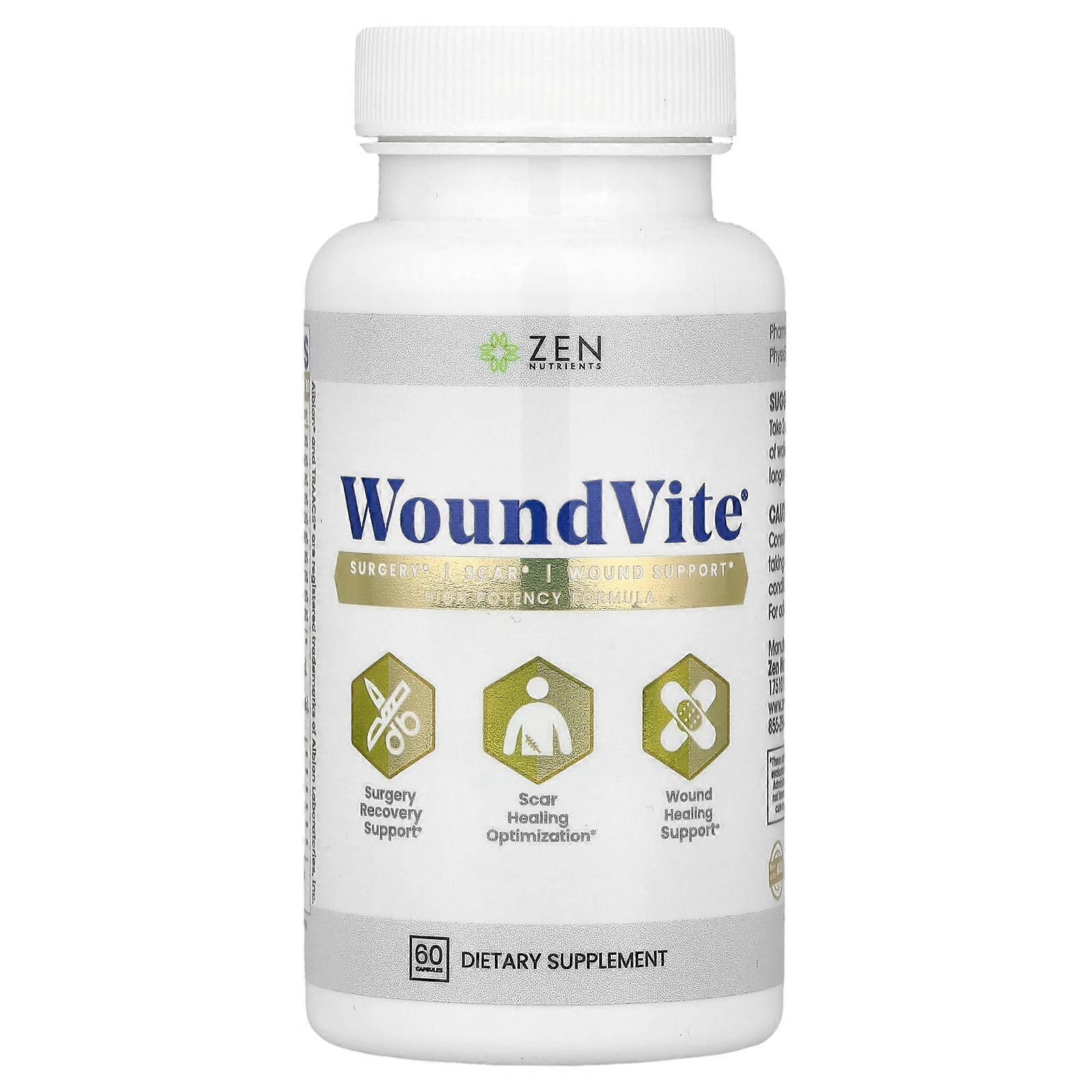 Zen Nutrients, WoundVite®, 60 Capsules
