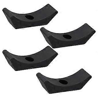 4pcs Dumbbell Saddles for Fitness  Durable Plastic Cradles for Storage Rack with Strong Bearing Capacity and Stabilizing Design, Replacement for