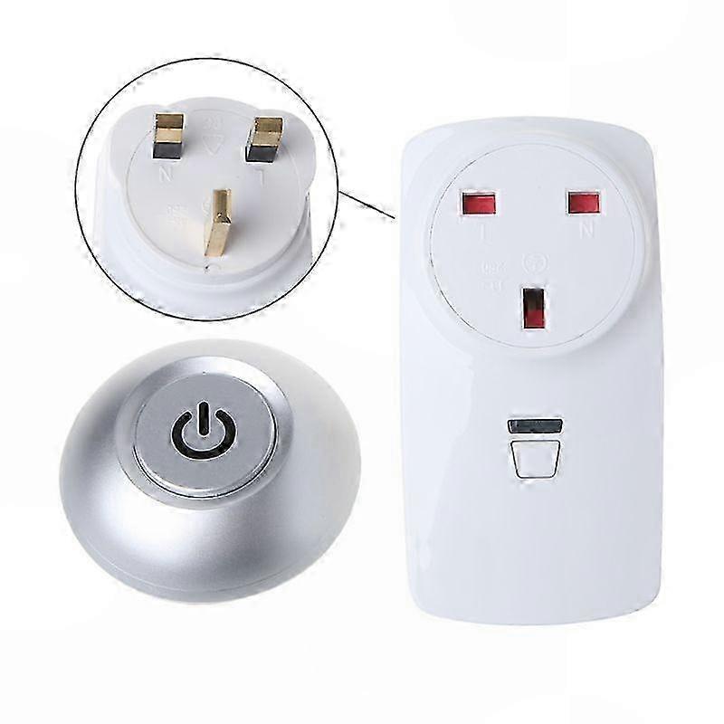 Self-Powered Wireless Light Switch Remote Control, RF 433MHZ Wall Socket Transmitter with Stickers