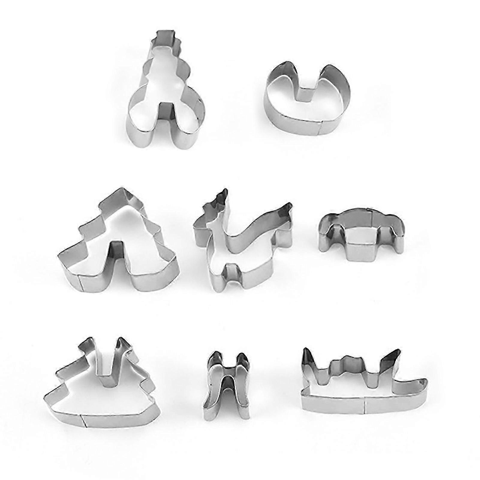 Stainless Steel 3D Xmas Baking Set