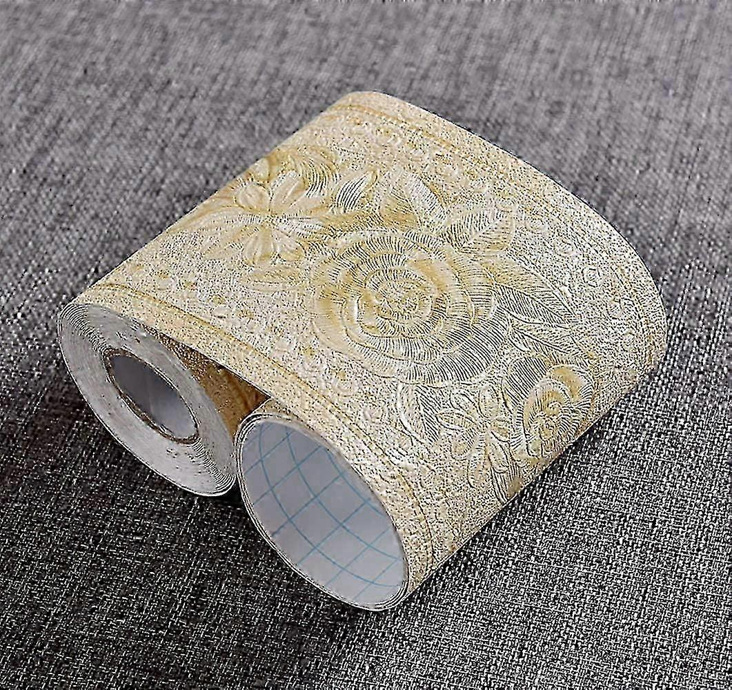 Self-Adhesive Waterproof Wallpaper Border - 3D Pattern 4.2"x196.8
