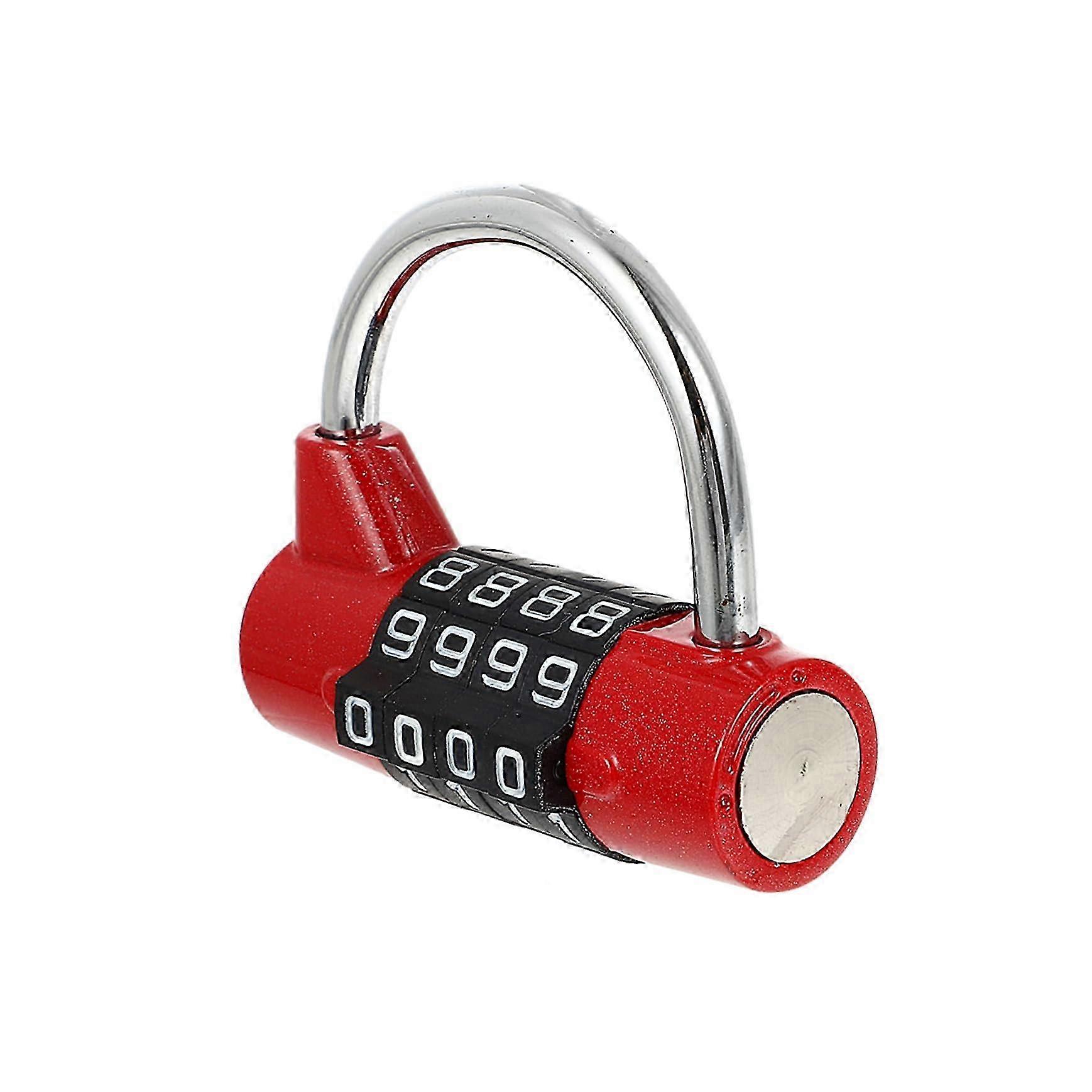 Lightweight 4-Digit Corrosion-Resistant Padlock