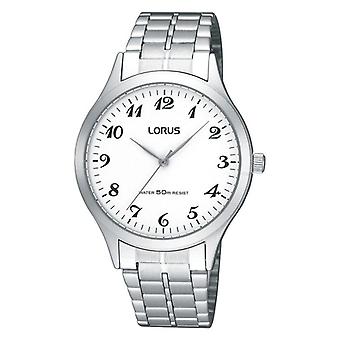LORUS ure Quartz analog man Watch med RRS67RX9 rustfrit stål armbånd