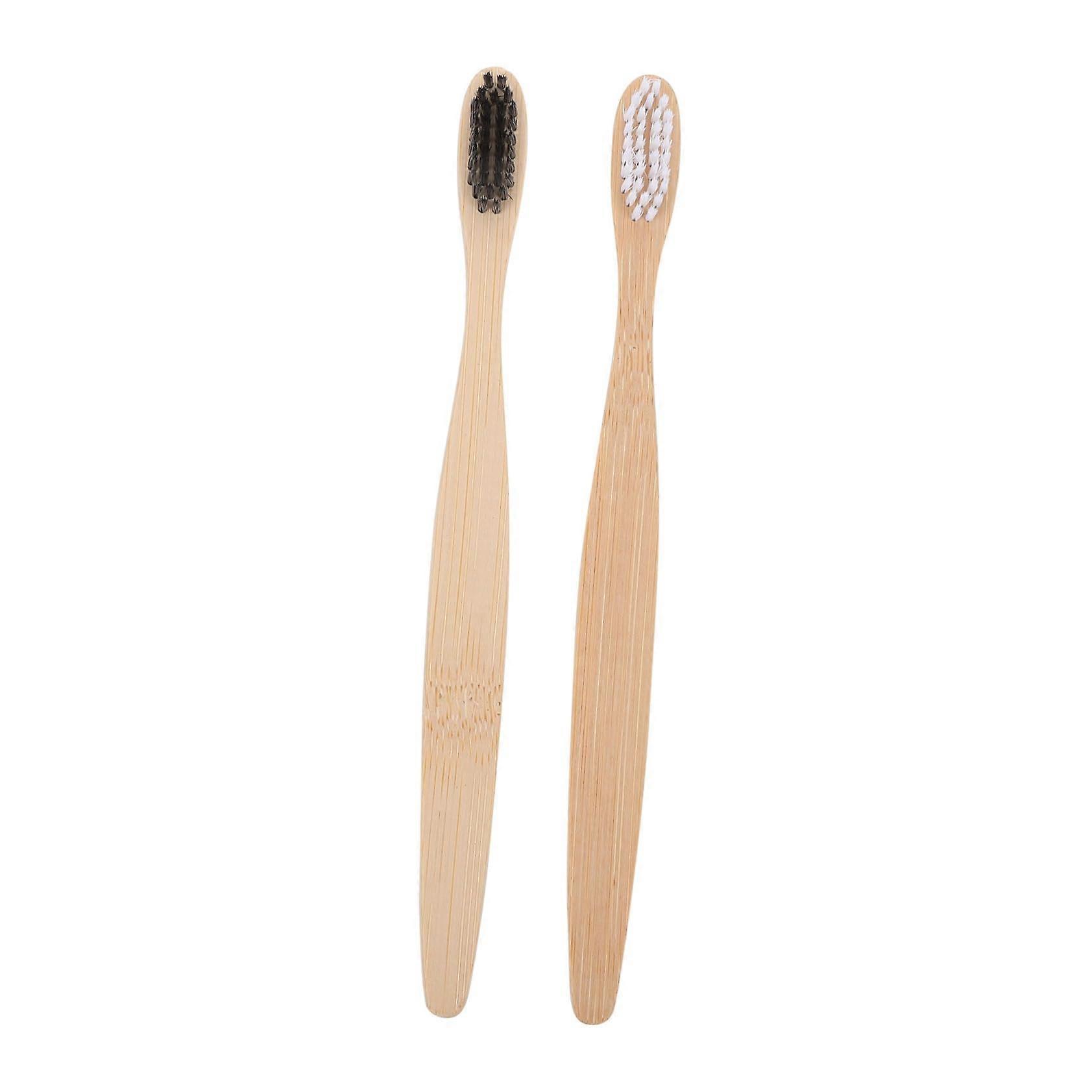 Ergonomic Soft Bristle Toothbrush Pair