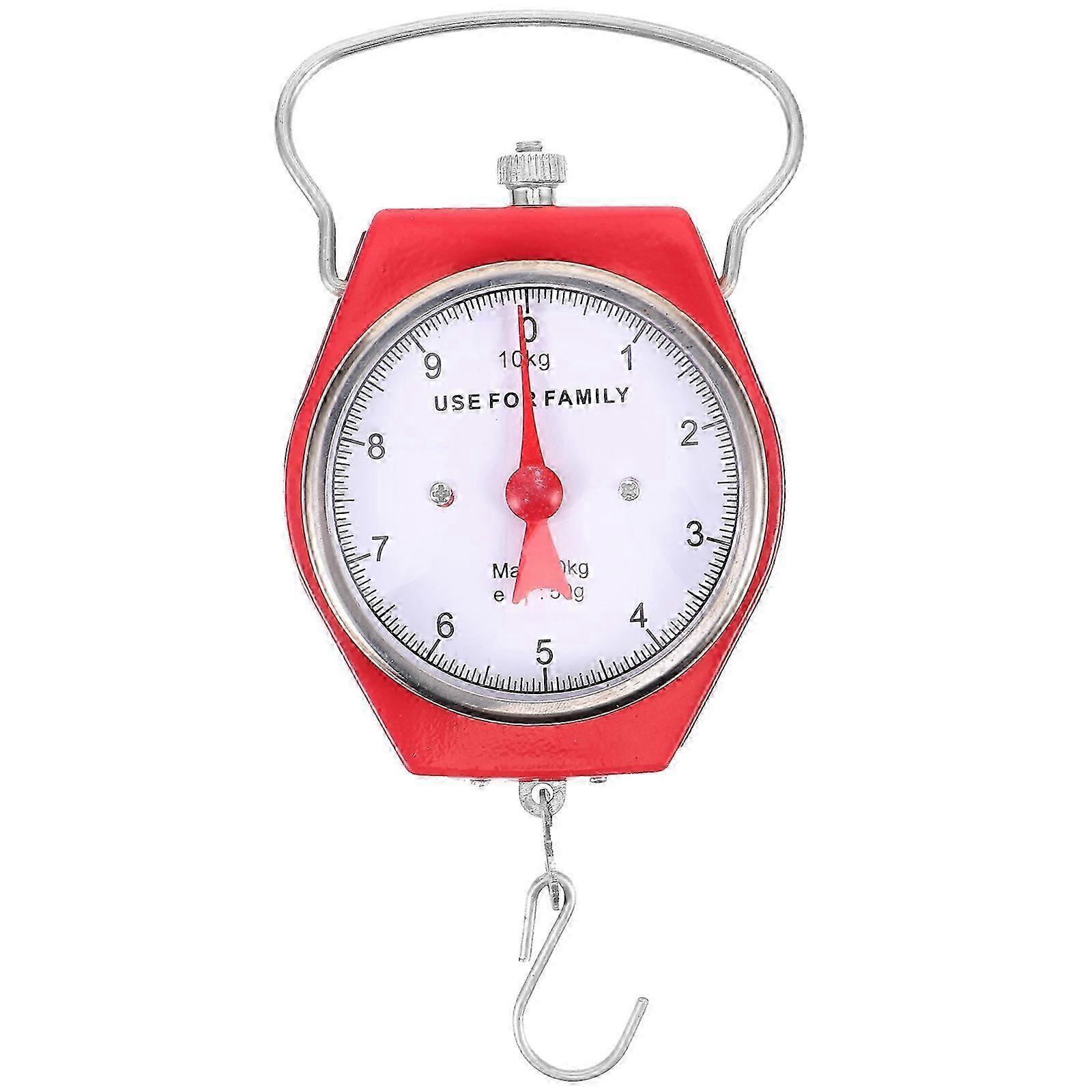 Lightweight Metal Hook Scale Red