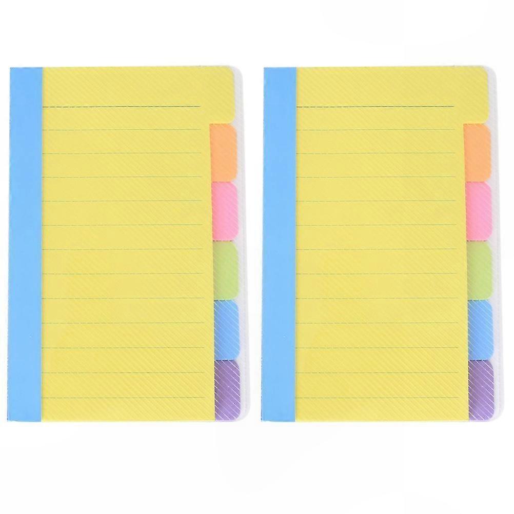 Self-Stick Multi-Function Notebooks, 2-Piece Notepad for Home Use