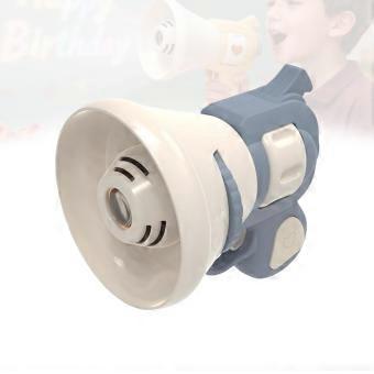 Funny Costume Projector and Voice Changer Speaker with Hilarious Light Projection for Kids Party Blue