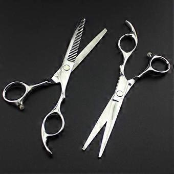 Professional Hair Cutting Scissors Set 6 Inch Razor Edge Shears with Ergonomic Comfort Grip for Salon and Home