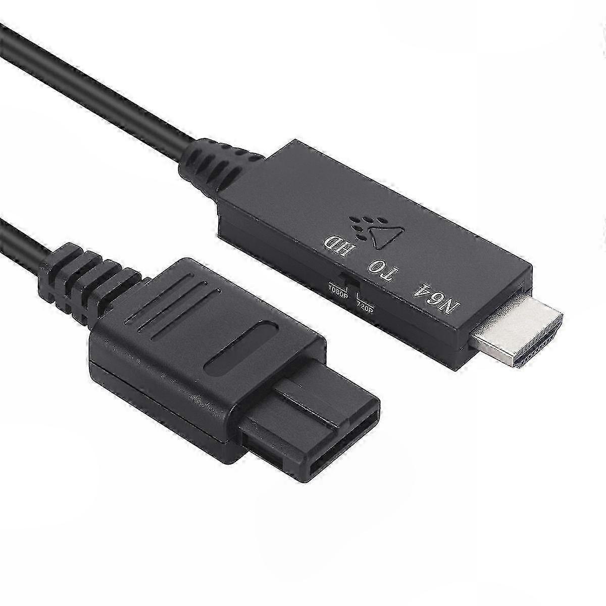 Male Converter Adapter Cable Compatible with SNES/SFC/N64